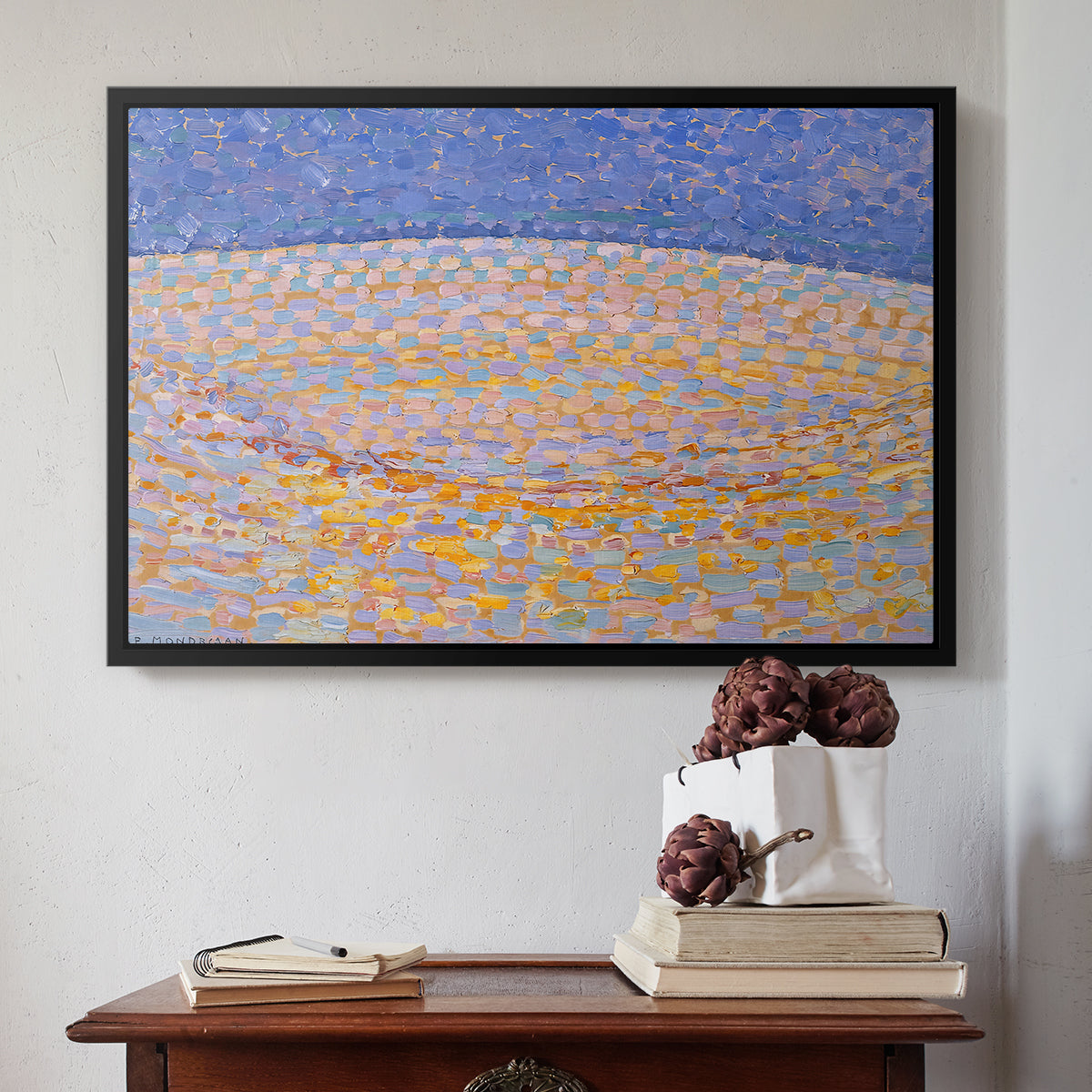 Dune III, 1909 - Floater Framed Canvas Print