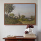 Village Landscape with Church, 1891 - Floater Framed Canvas Print