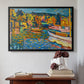 Study for Autumn Landscape with Boats, 1908 - Floater Framed Canvas Print
