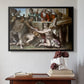 The Sacrifice of Noah (Sistine Chapel), 1509 - Floater Framed Canvas Print