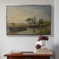 Barge below Flatford Lock, c. 1810 - Floater Framed Canvas Print