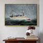 A Ship in the Storm, c. 1899 - Floater Framed Canvas Print