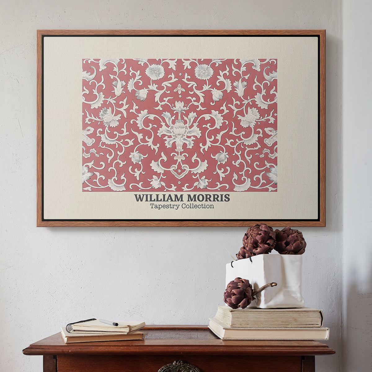 Examples of Chinese Ornament, Pl. XCV (Morris Inspired), 1867 - Floater Framed Canvas Print