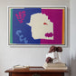The Wolf (Le loup), from Jazz, 1947 - Floater Framed Canvas Print