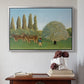 Meadlowland (The Pasture), 1910 - Floater Framed Canvas Print