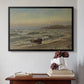 Storm at Rügen, 1882 - Floater Framed Canvas Print
