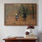 The Woodman and his Children, 1886 - Floater Framed Canvas Print