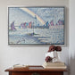 Entrance to the Port of Honfleur, 1899 - Floater Framed Canvas Print