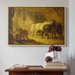 Heath Ewe and Lambs, 1810 - Floater Framed Canvas Print