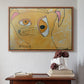 Cubist Dog with Stars (Student Art) - Floater Framed Canvas Print