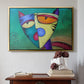 Celestial Cat - Floater Framed Canvas Print
