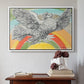 Flying Dove with Rainbow (Colombe volant à l'Arc-en-ciel), 1952 - Floater Framed Canvas Print