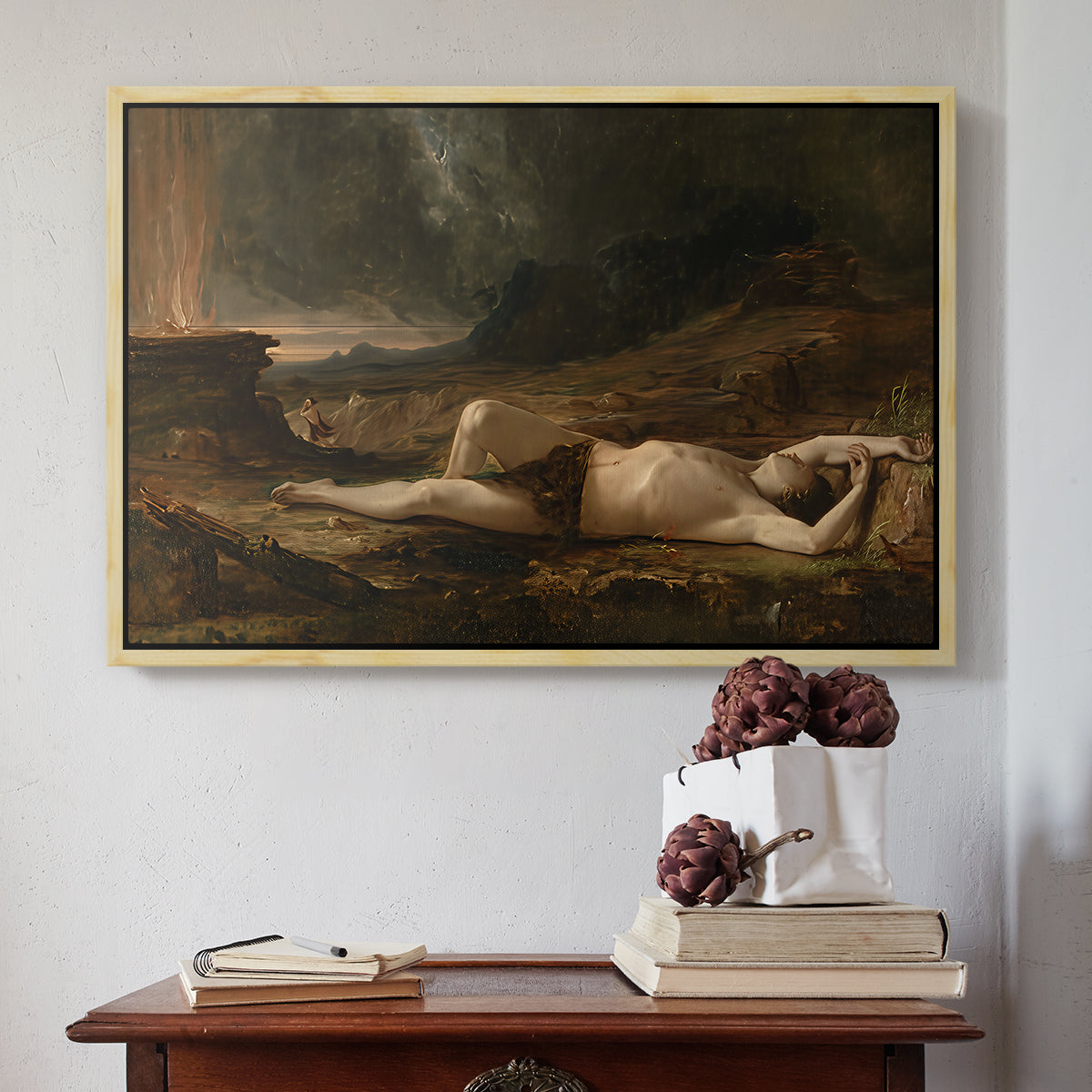 The Dead Abel, 1832 - Floater Framed Canvas Print