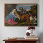 The Holy Family with a Shepherd, c. 1510 - Floater Framed Canvas Print