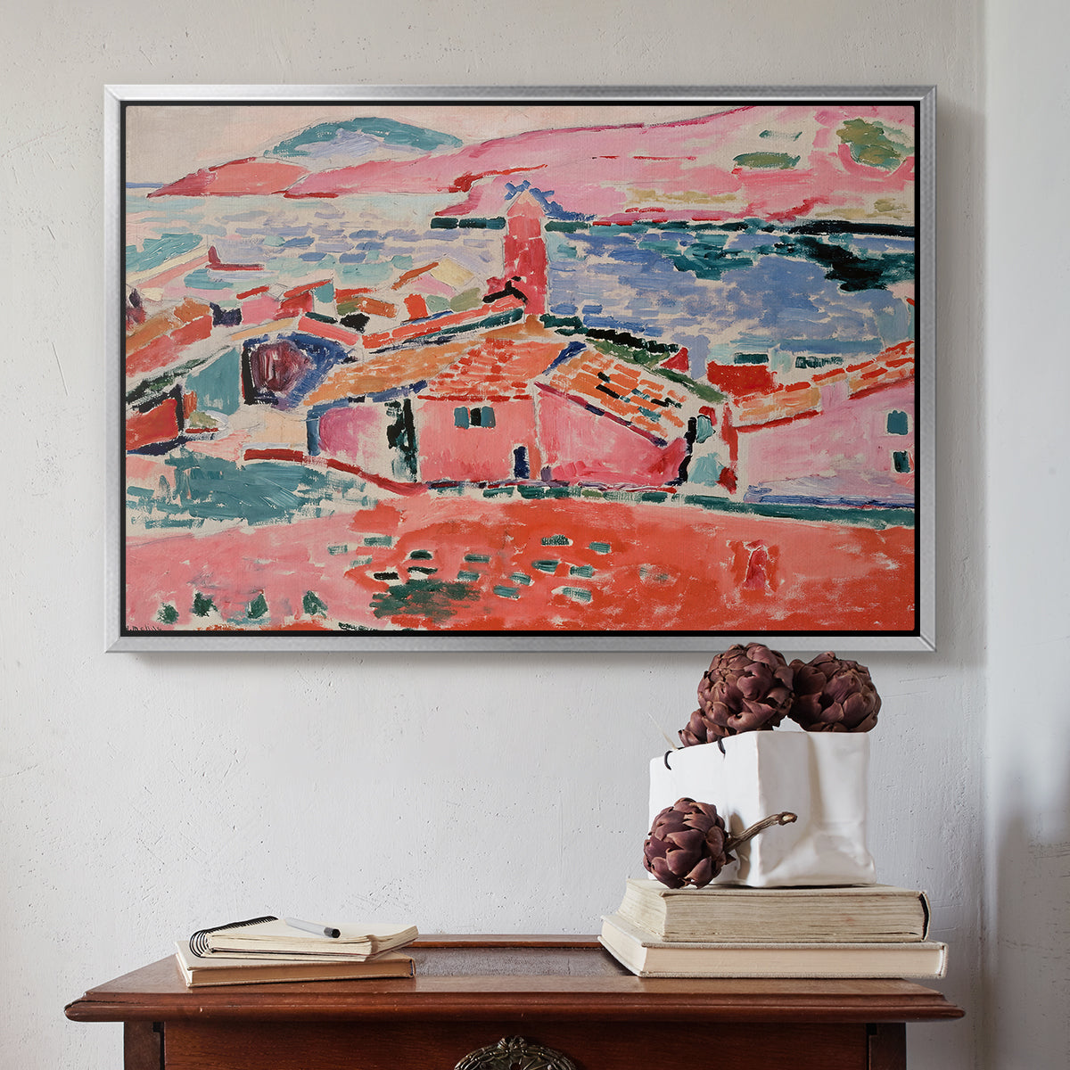 View of Collioure, 1905 - Floater Framed Canvas Print