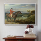 John Levett Hunting at Wychnor, Staffordshire, 1818 - Floater Framed Canvas Print