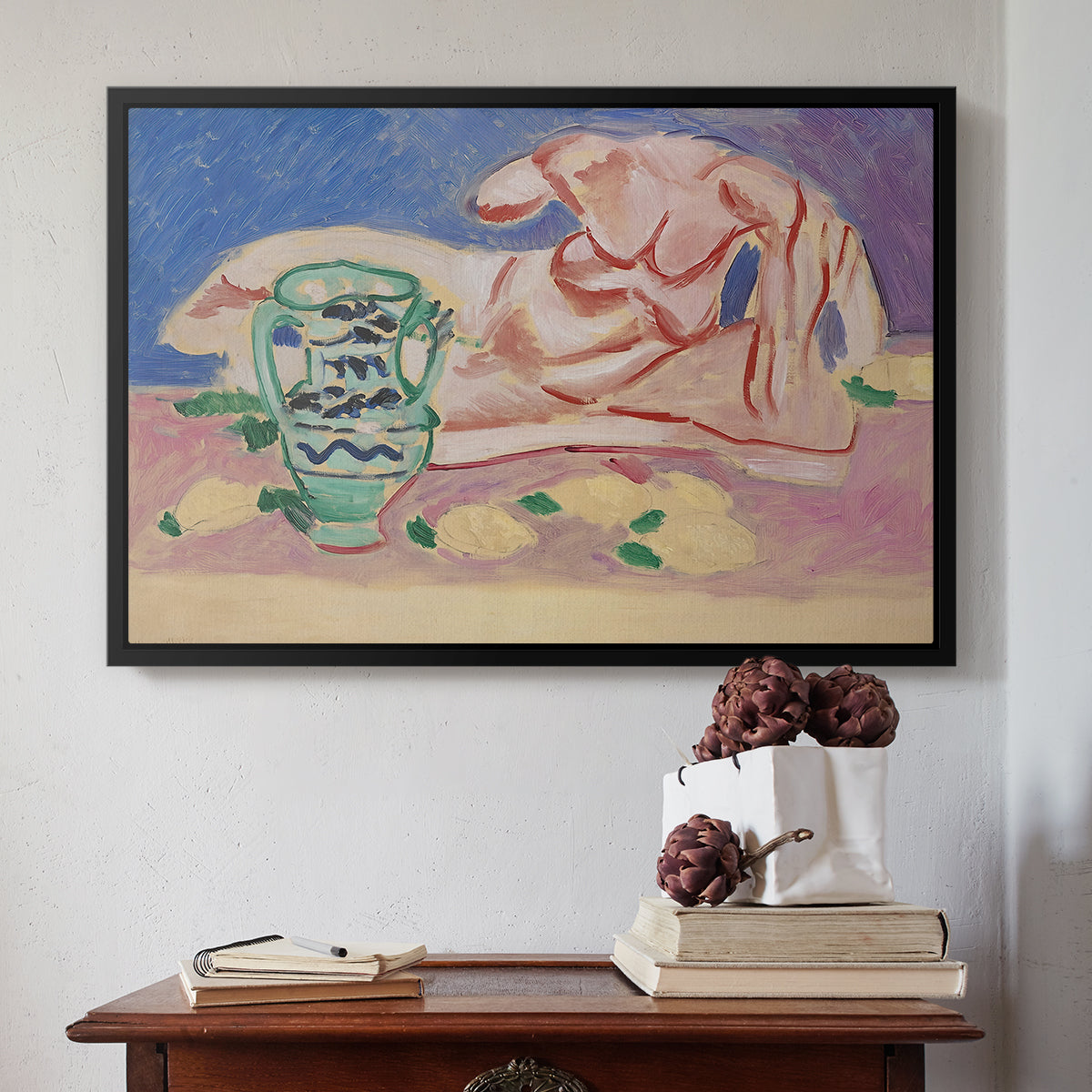 Ilyssus from the Parthenon, 1908 - Floater Framed Canvas Print