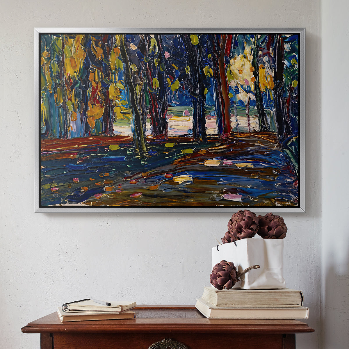 Autumn Study, 1908 - Floater Framed Canvas Print
