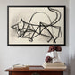 Study of a Cat (Étude de chat), 1946 - Floater Framed Canvas Print