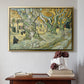 The Large Plane Trees (Road Menders at Saint-Rémy), 1889 - Floater Framed Canvas Print