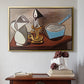 Jug, Candle, and Enamel Pan, 1950 - Floater Framed Canvas Print