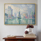 The Green Towers (Les tours vertes, la Rochelle), 1913 - Floater Framed Canvas Print