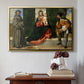 Madonna and Child with Saints Anthony of Padua and Roch, c. 1510 - Floater Framed Canvas Print