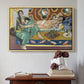 Odalisques Playing Checkers (Odalisques jouant aux dames), 1928 - Floater Framed Canvas Print