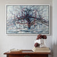 Horizontal Tree, 1912 - Floater Framed Canvas Print