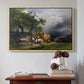 The Harvest Wagon (Der Heuwagen), c. 1850 - Floater Framed Canvas Print