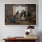 A Group of Danish Artists in Rome, 1837 - Floater Framed Canvas Print