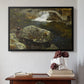 By the Mill Pond (En Mølledam), 1850 - Floater Framed Canvas Print