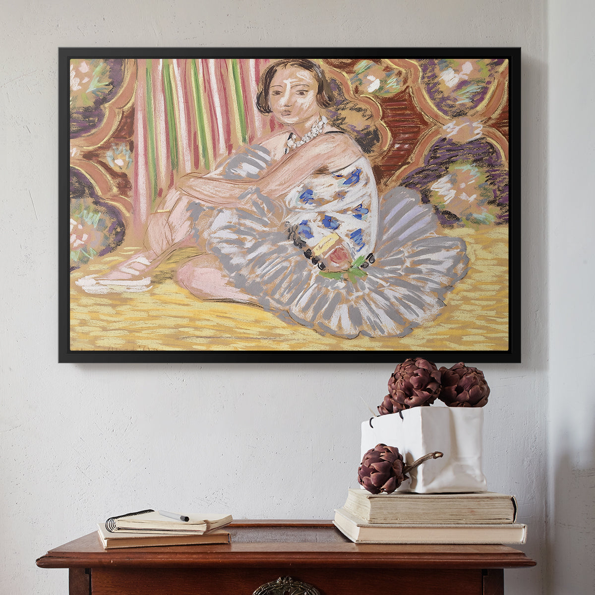 The Dancer (La danseuse), c. 1927 - Floater Framed Canvas Print