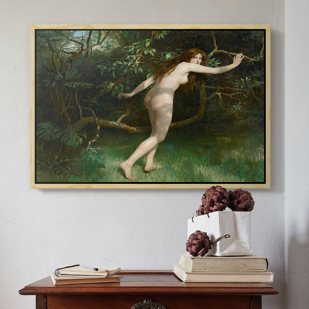 Eve, 1911 - Floater Framed Canvas Print