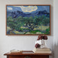 Olive Trees with the Alpilles in the Background, 1889 - Floater Framed Canvas Print