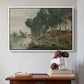 Landscape at Arleux-du-Nord, c. 1871-1874 - Floater Framed Canvas Print