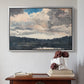 The Lone Boat, North Woods Club, Adirondacks, 1892 - Floater Framed Canvas Print