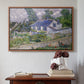 Houses in Auvers, 1890 - Floater Framed Canvas Print