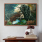 Campfire, Adirondacks, 1892 - Floater Framed Canvas Print