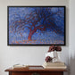 The Red Tree, 1909 - Floater Framed Canvas Print