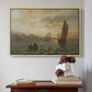 View from the Oslofjord, 1866 - Floater Framed Canvas Print