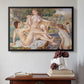 The Large Bathers, 1884-1887 - Floater Framed Canvas Print