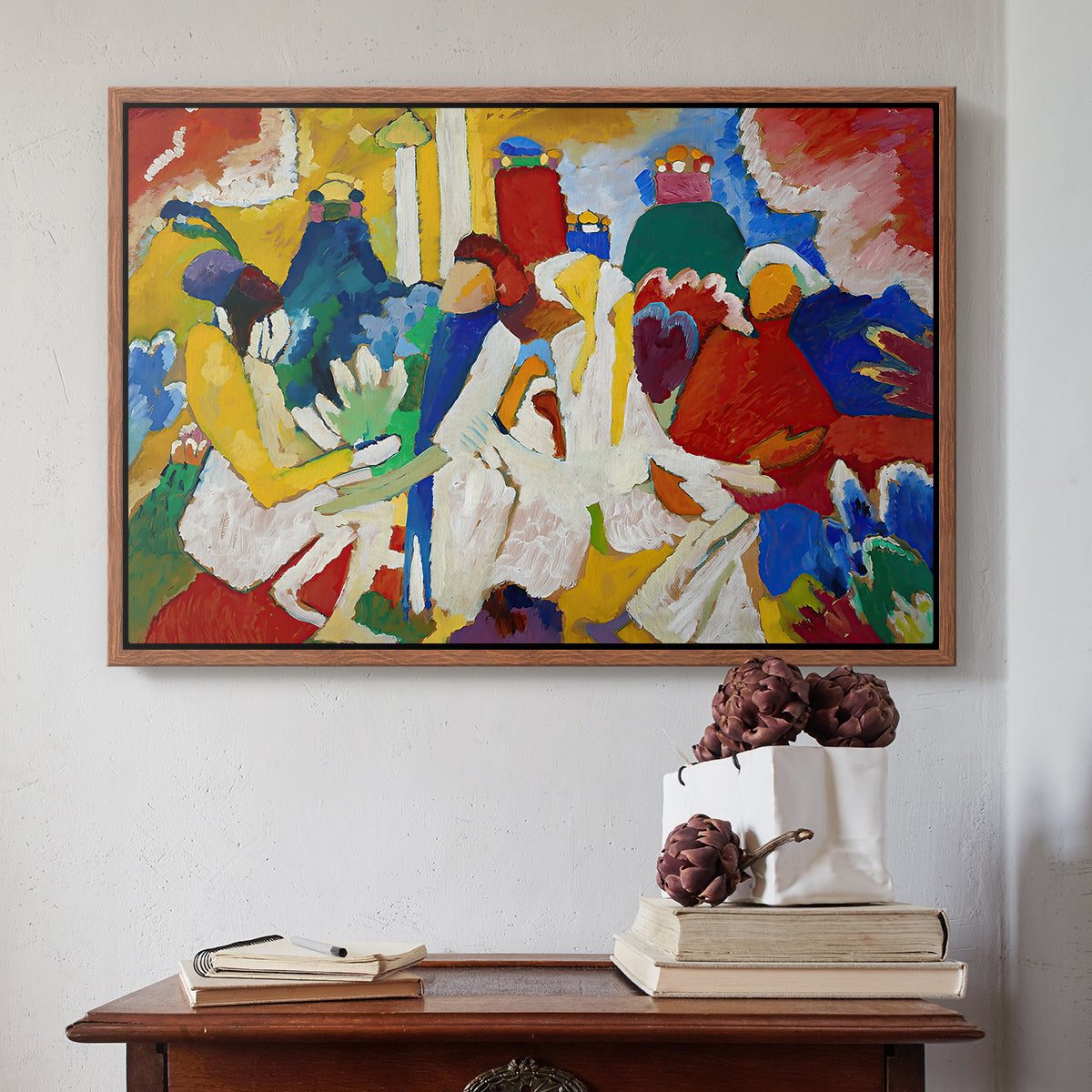 Oriental, 1909 - Floater Framed Canvas Print