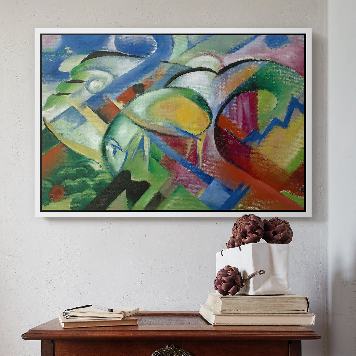 The Sheep, c. 1913-1914 - Floater Framed Canvas Print