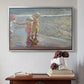 The Three Sisters on the Beach, 1908 - Floater Framed Canvas Print