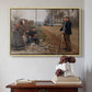 People by a Road, 1893 - Floater Framed Canvas Print