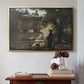 A Catholic Priest in Front of a Sarcophagus, c. 1857 - Floater Framed Canvas Print