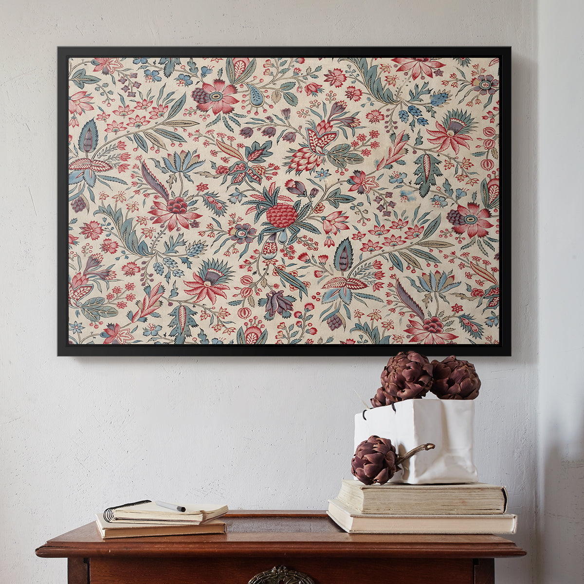 Anaras - Cream, c. 1775-1800 - Floater Framed Canvas Print