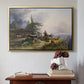 An Alpine Farm on the Untersberg, 1835 - Floater Framed Canvas Print