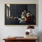 Girl Interrupted at Her Music, c. 1658-1659 - Floater Framed Canvas Print